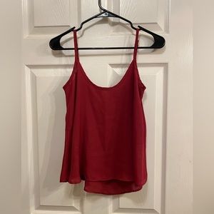 American rag cie burgundy blouse size small